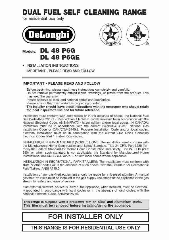 DeLonghi Range DL48P6G-E-page_pdf